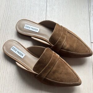 Steve Madden Brown Suede Women's Loafers